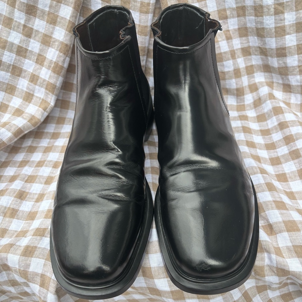 PRADA Men’s Chelsea Leather Boots Men’s 10 - Picture 7 of 15